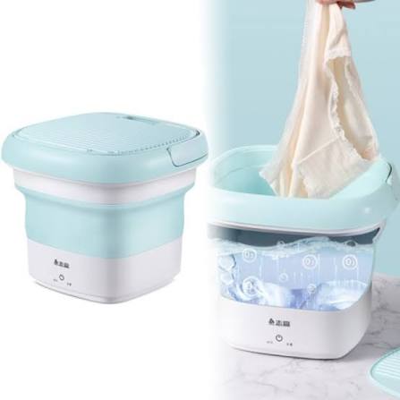 PORTABLE FOLDABLE MINI WASHING MACHINE